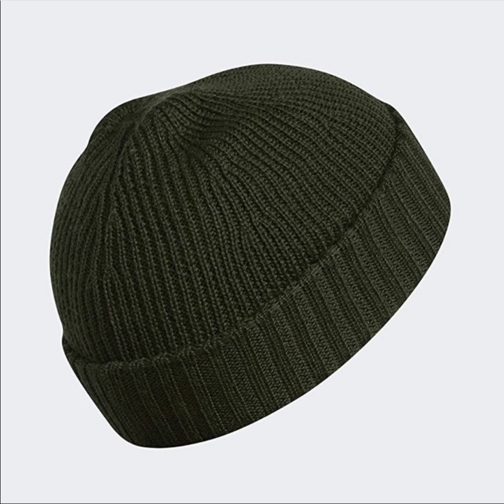 NWT adidas Originals Utility II Beanie Dark Green - Picture 3 of 3